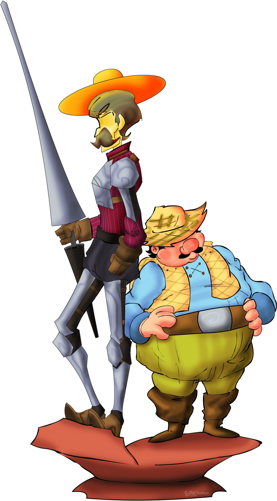 Don Quijote De La Mancha By Tindyflow - Don Quijote De La Mancha (1024x1757)