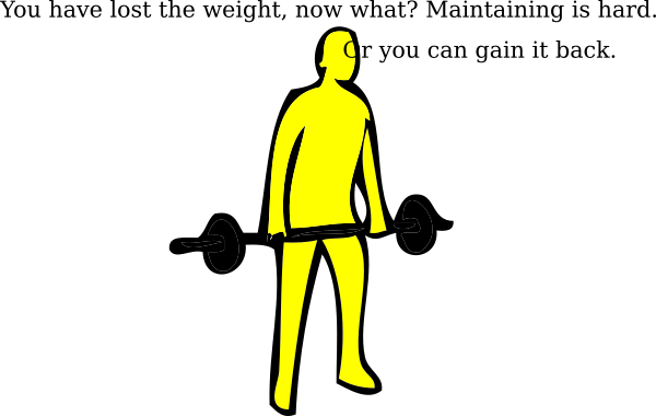 Maintaining Weight Clip Art At Clker - Weight Lifting Clipart (600x380)