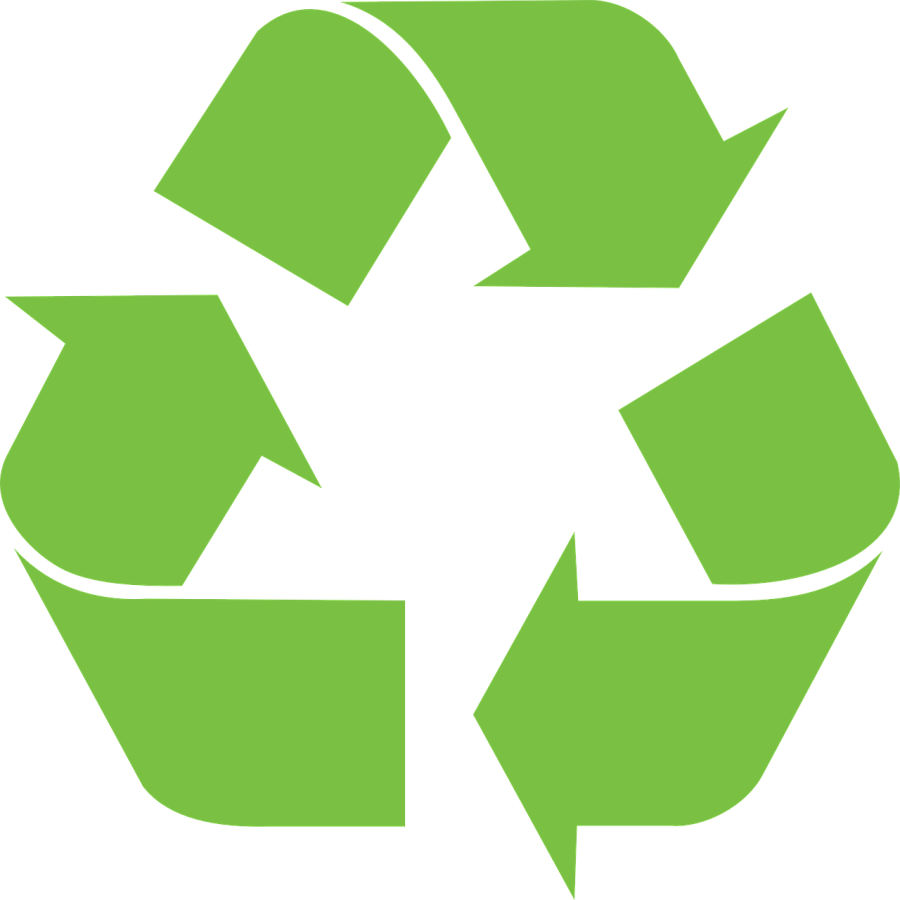 The Letter A In Pink - Recycling Symbol (900x900)