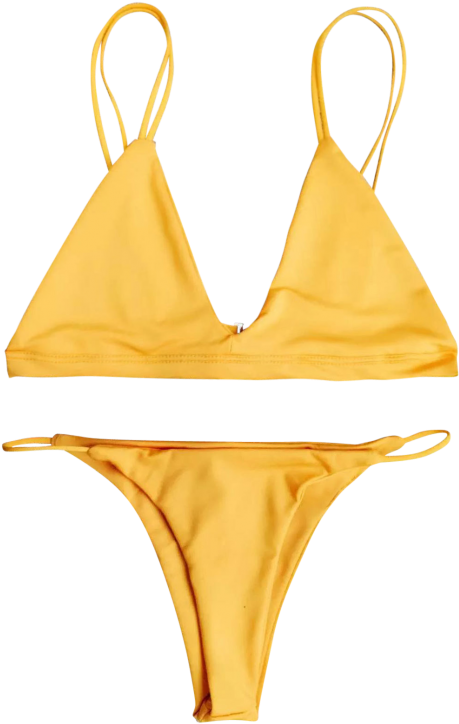 Low Waisted Spaghetti Straps Bikini Swimwear - Swimsuit (558x744)