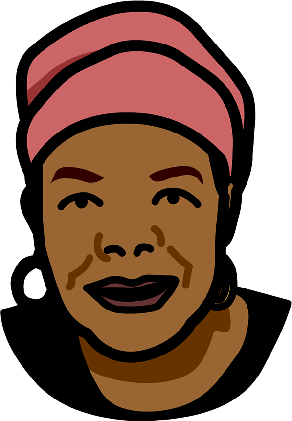 Maya Angelou - Illustration (880x880)