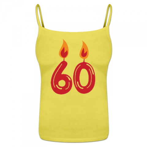 Billig Damen 60th Birthday Spaghetti Top Vertrieb - Spaghetti (480x480)