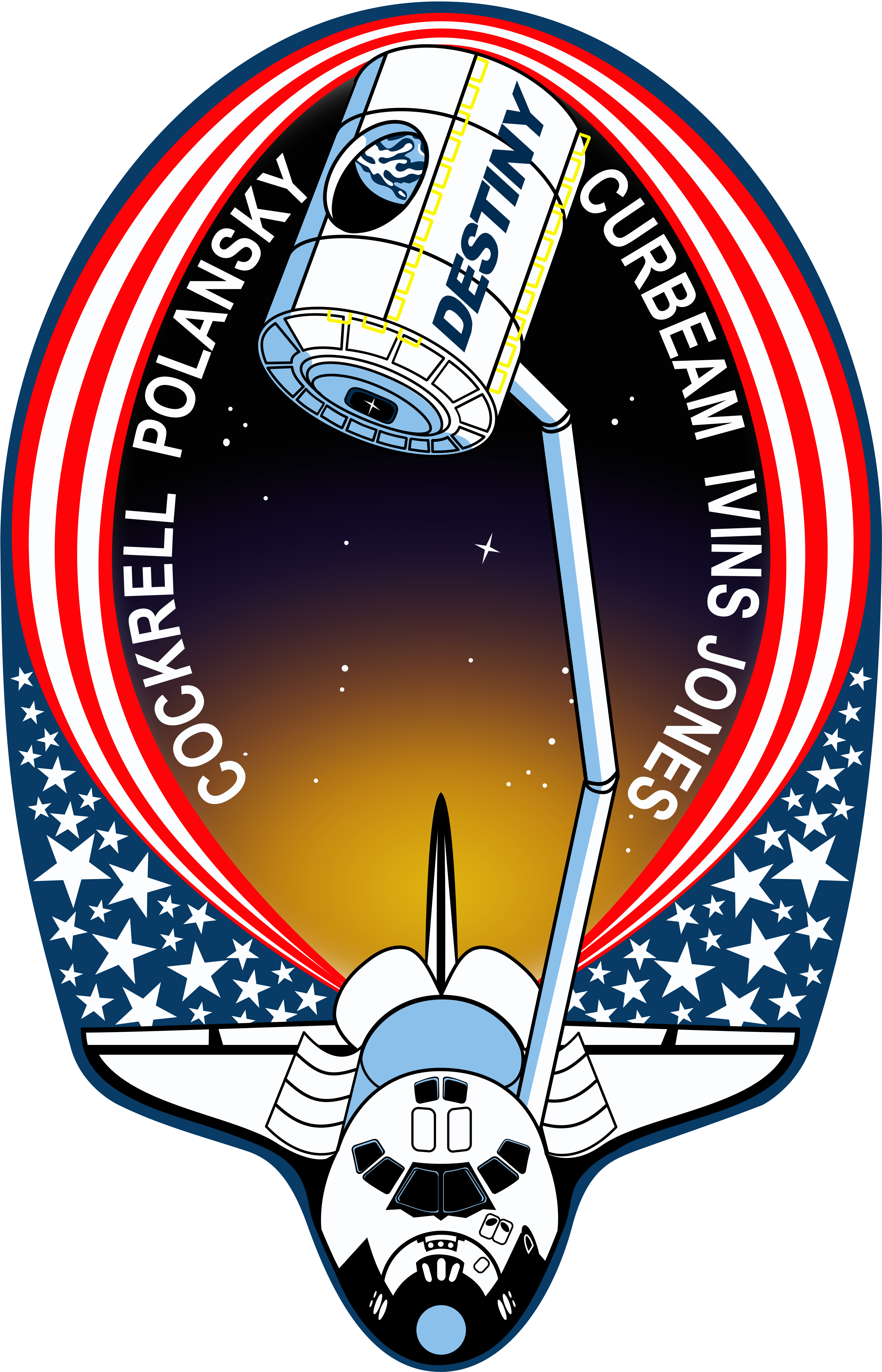 Sts 98 Patch - Sts 98 Mission Patch (3320x5000)