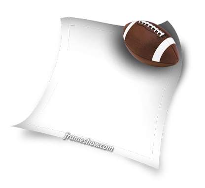 American Football Photo Frame - Football (416x382)