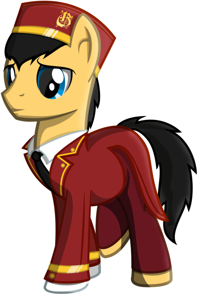 Canterlot Bellhop Outfit By J-zykov - Cartoon (773x1034)