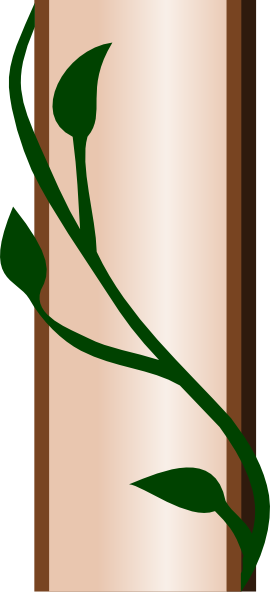 Free Vector Arcade Game Rpg Map Ivy Border Clip Art - Border Clip Art (512x1024)