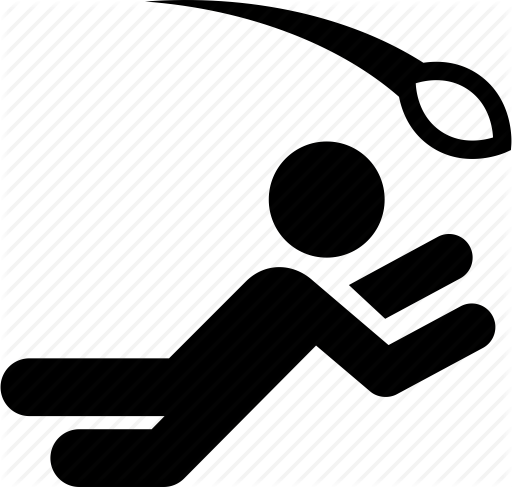 Receiver Clipart Football Catch - Football Receiver Icon (512x487)