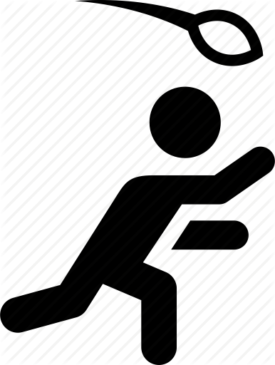 Receiver Clipart Football Catch - Football Receiver Icon (386x512)