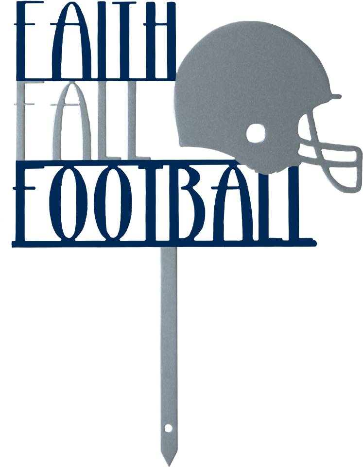 Faith Fall And Football Football Yard Stake Fall Yard - Dallas Cowboys (1000x1000)