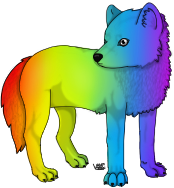 Cute Pup By Me - Cartoon (354x382)