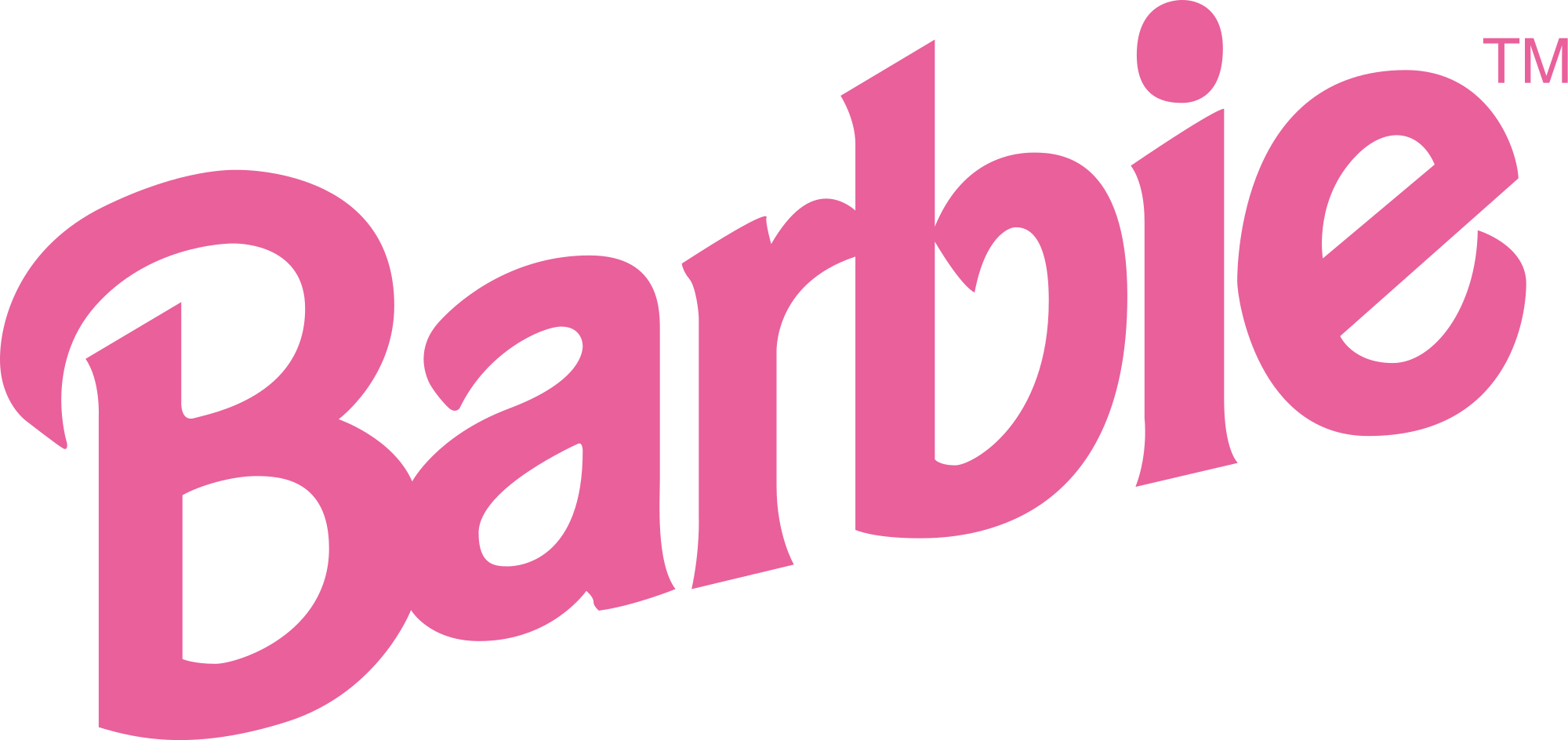 Barbie Png - Barbie Logo (2000x944)