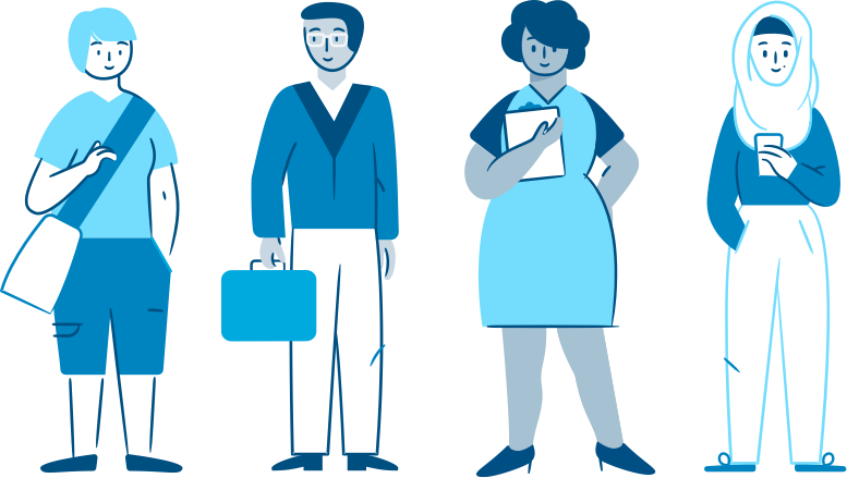 Characters And Avatar Templates That The Team Can Pull - Illustration (777x439)