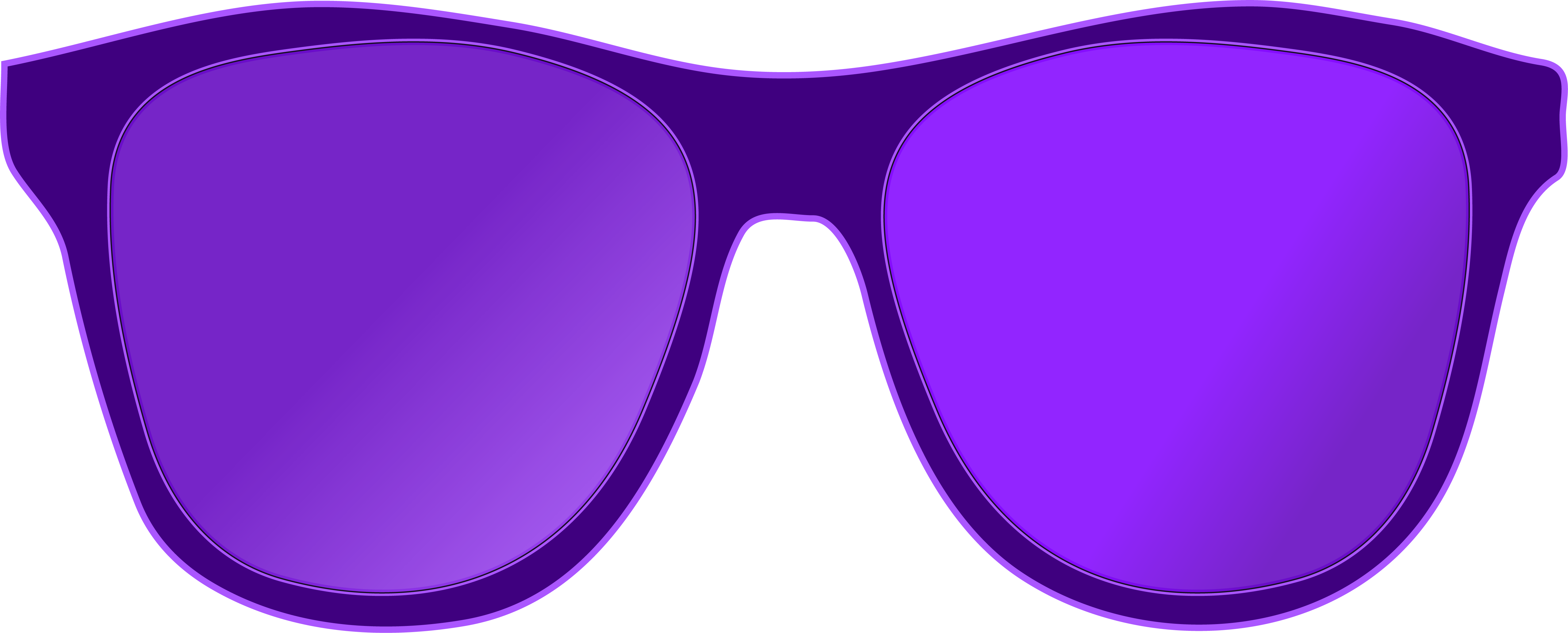 Pink Glasses No Background (5113x2063)