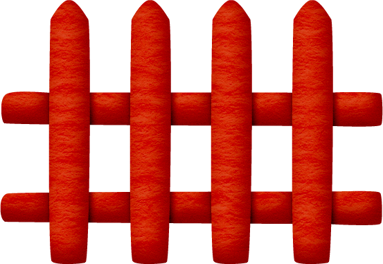 0 Ca1cc A06f4d5f Orig - Red Fence Clipart (553x381)