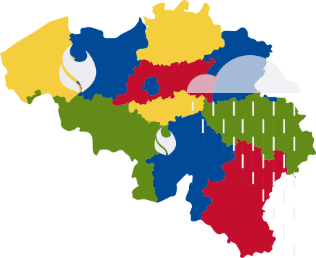 Key Findings In Belgium - White Belgium Png Map (458x374)