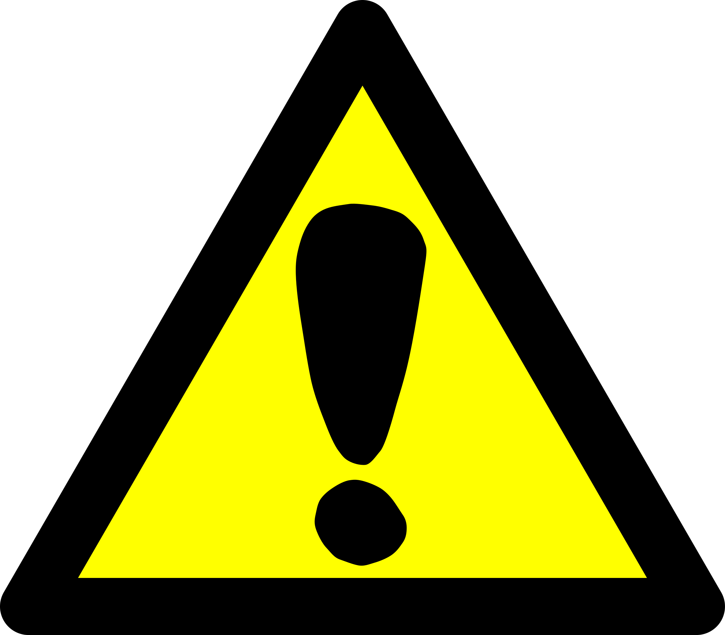 Attention Clip Art At Clker Com Vector Clip Art Online - High Voltage Sign Png (800x701)