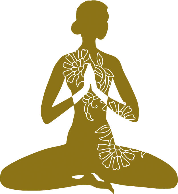 Yoga - Silueta Yoga Png (624x682)