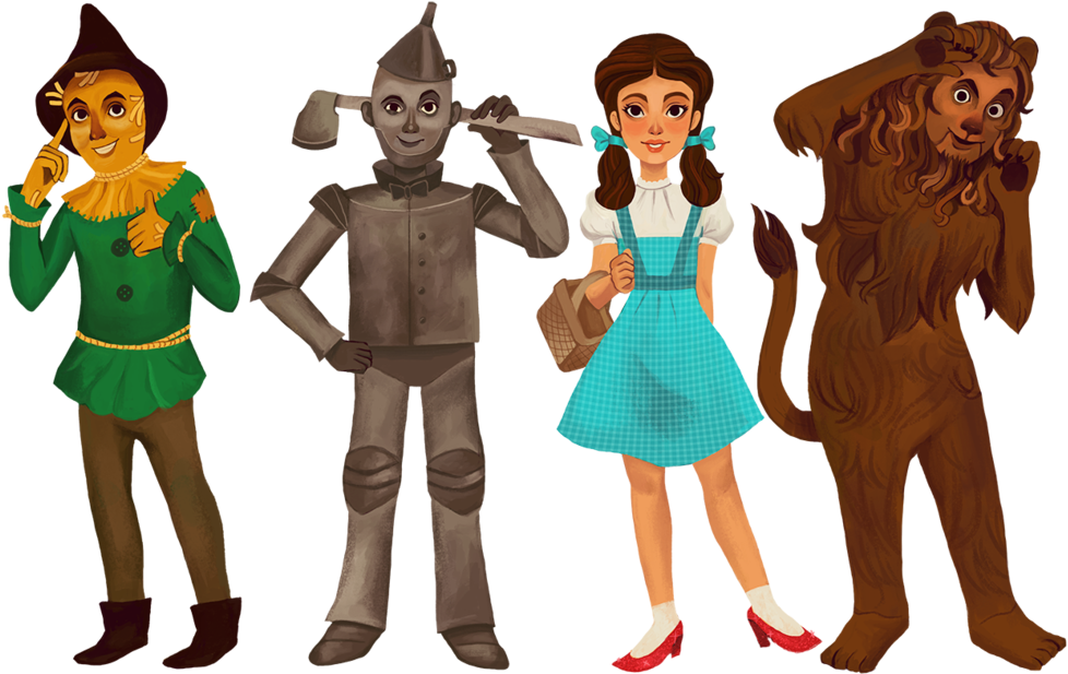 Oz Cast By Meniomenio On Deviantart - Wizard Of Oz Png (1024x650)