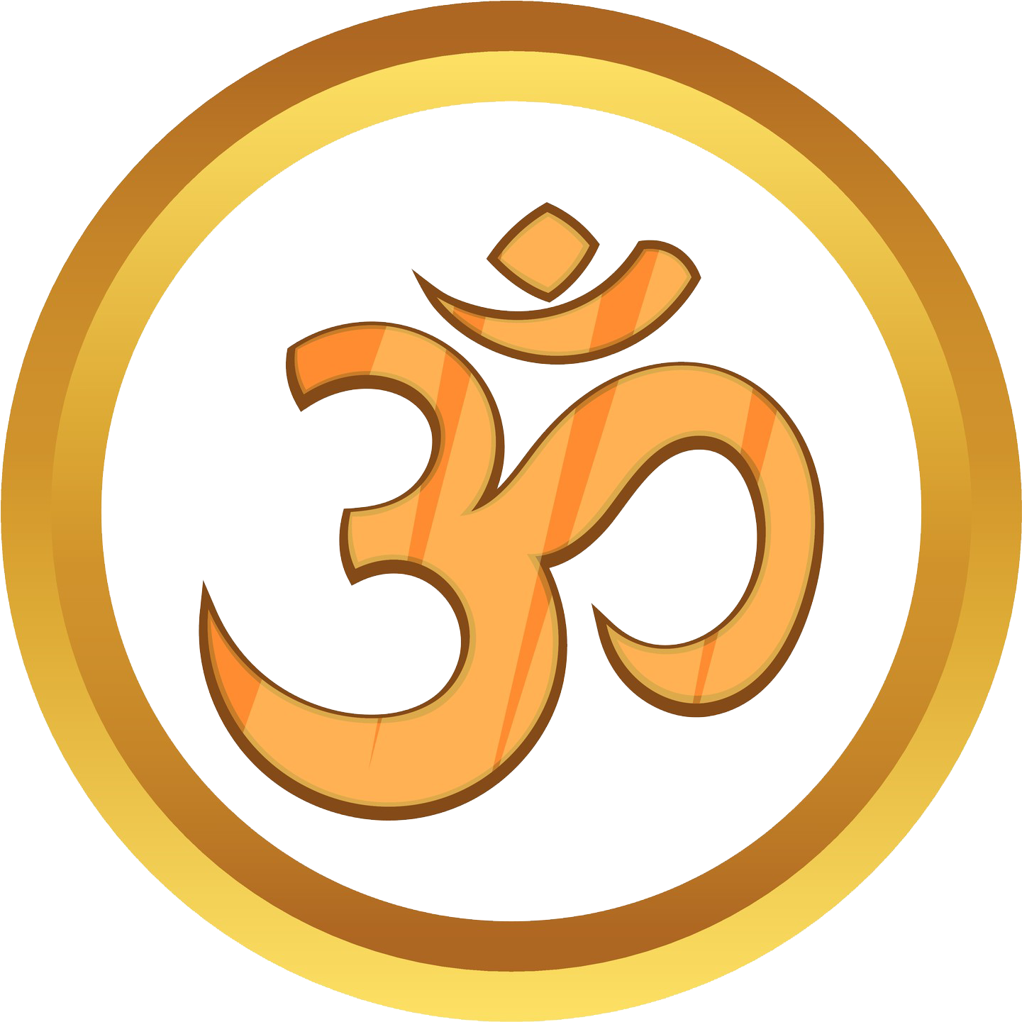 Namaste Symbol Png - Hindu Om Symbol (1600x1600)