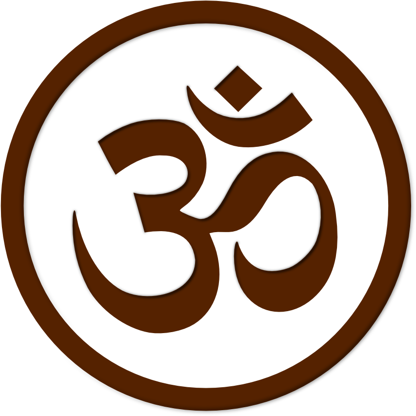 Om Simbolo Symbol Aum Yoga Namaste Peace Sign Cnd Logo - Om Symbol In Circle (999x999)