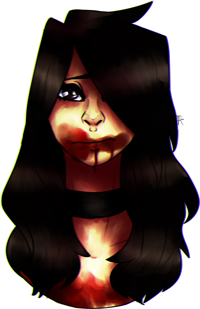 Blood Warning By Miriraartz - Cartoon (670x1191)