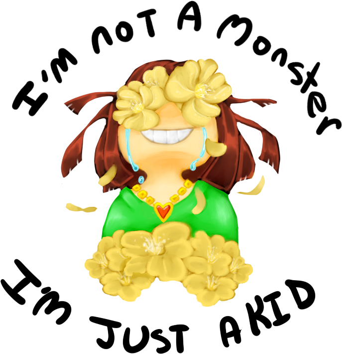 I'm Not A Monster, I'm Just A Kid By Evillovebunny500 - Cartoon (729x726)