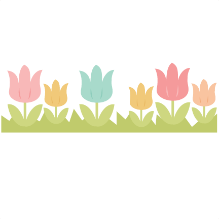 Tulip Clipart Banner - Tulip Banner Clipart (432x432)