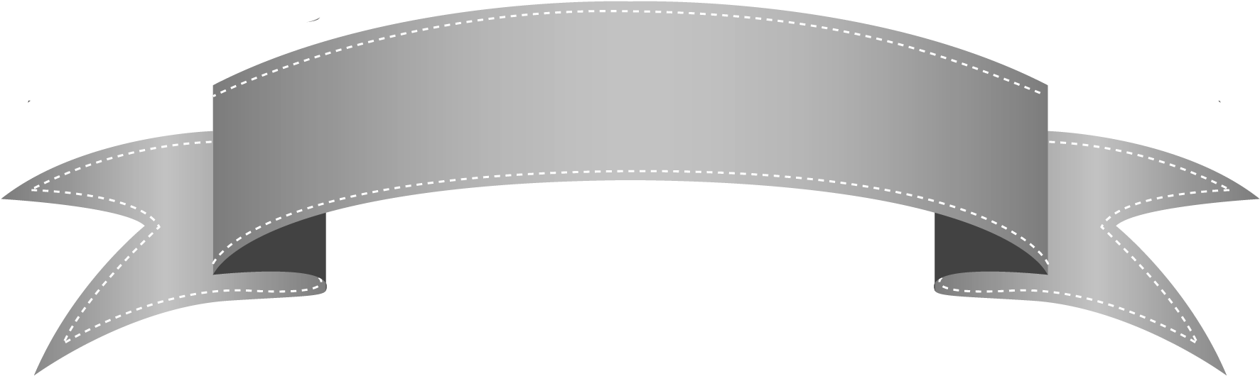 Banner Clipart Transparent Background - Clipart Ribbon Png (1801x626)
