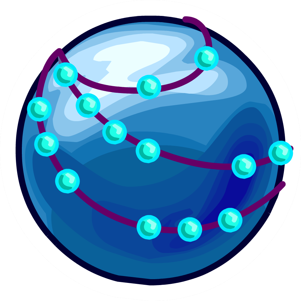 Crystal Ball Pin - Club Penguin Crystal Ball (1000x750)