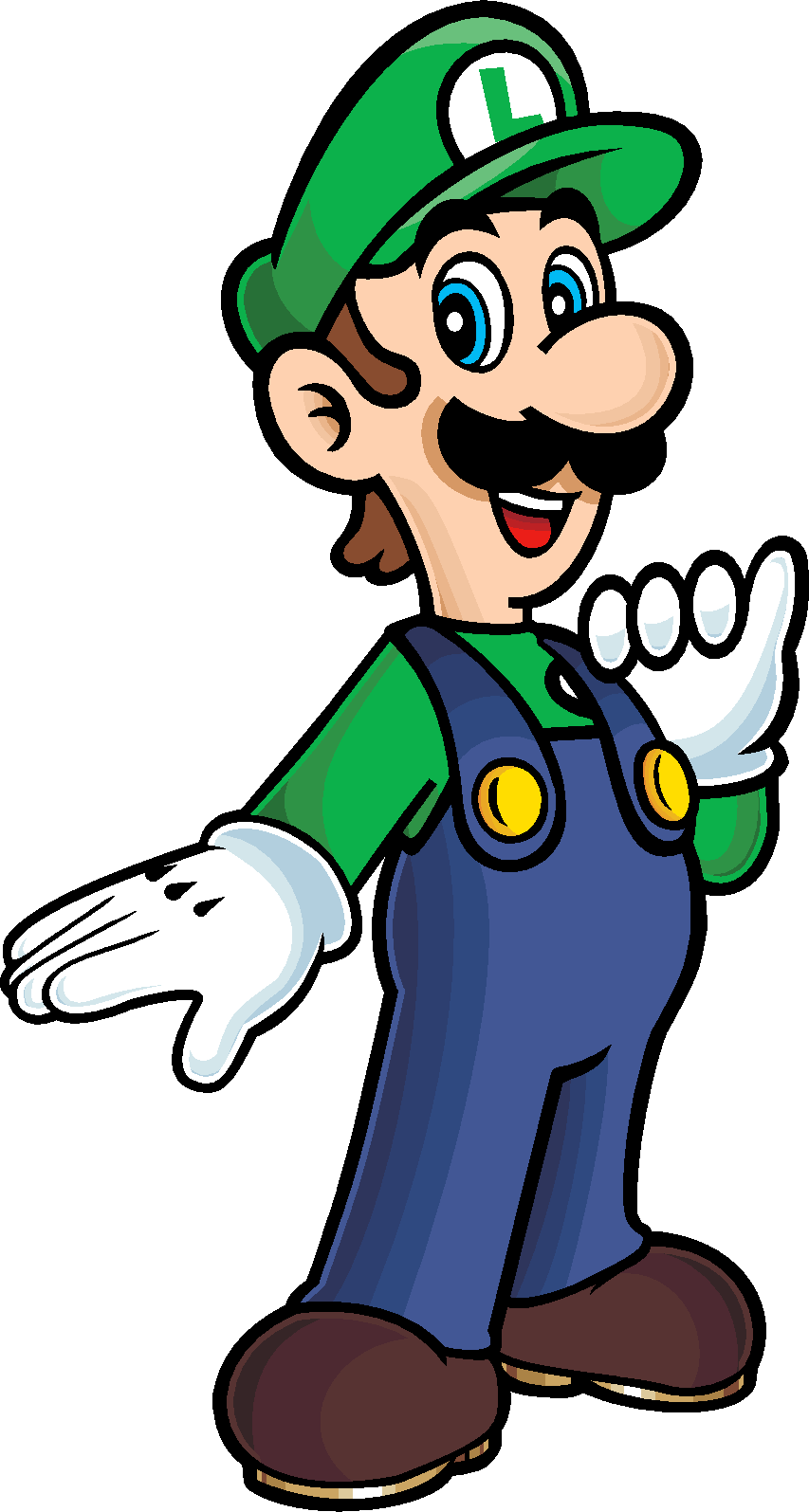 I'm-a Luigi, Number One By Blistinaorgin On Deviantart - Super Mario Luigi Coloring (853x1595)