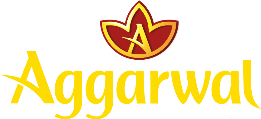 Namaste In The World Of Fine Foods - Aggarwal Logo (836x391)