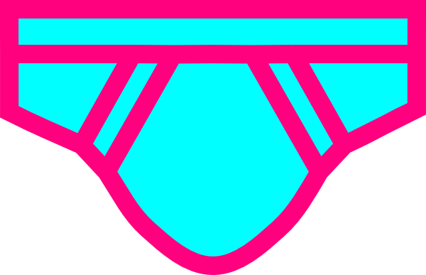 Clip Art Underpants (600x387)