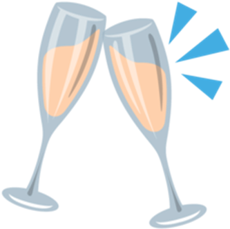 Clinking Glasses Emoji (350x350)