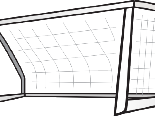 Girls Cliparts - Soccer Goal Clipart (640x480)