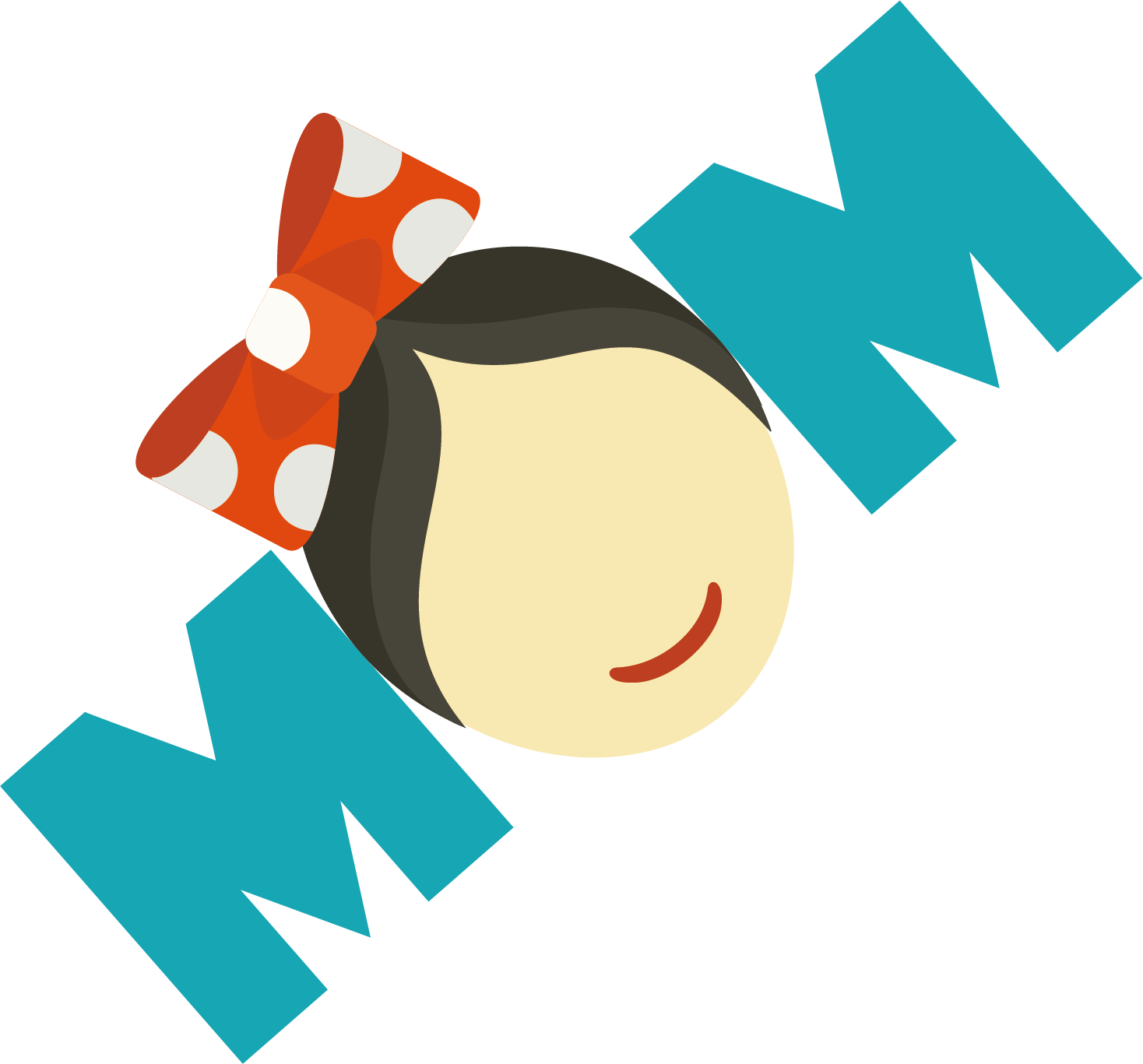 蝴蝶结母亲节元素装饰元素 - Mother's Day (1468x1367)