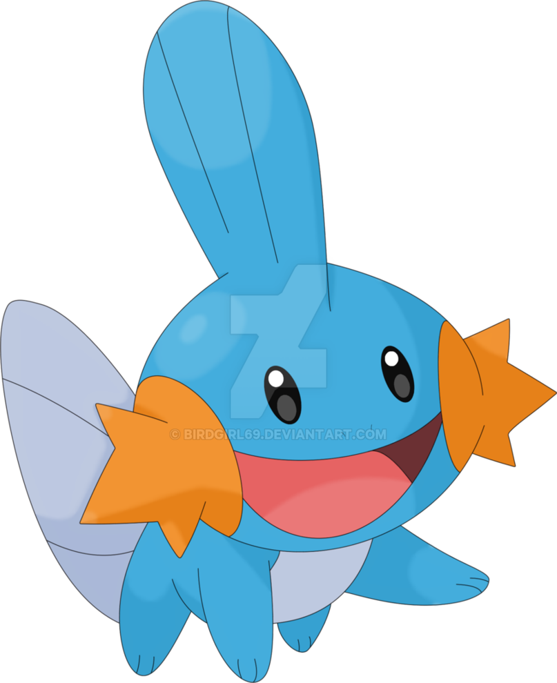 Mudkip By Birdgirl69 - Transparent Background Mudkip (807x990)
