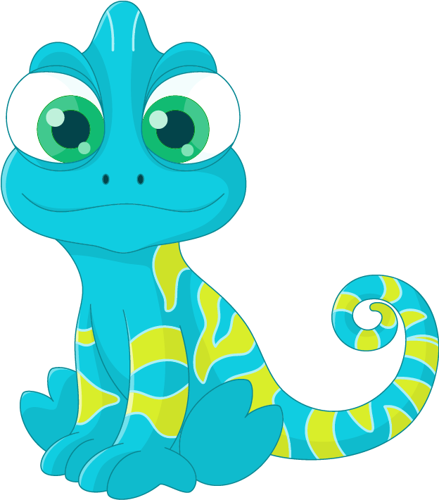 Suivant - Cute Cartoon Lizards (800x800)