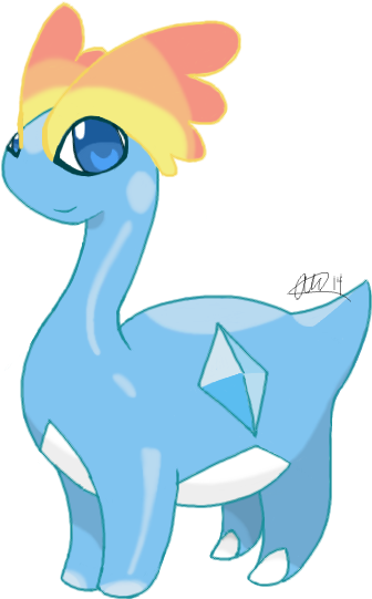 Amaura By Spufflez On Deviantart - Cartoon (354x548)