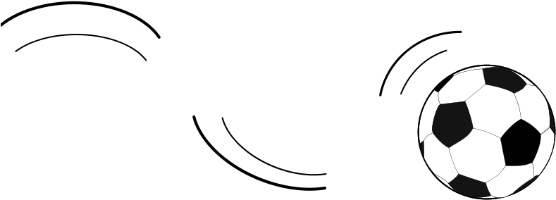 Similar Clip Art - Soccer Ball Clip Art (2092x750)