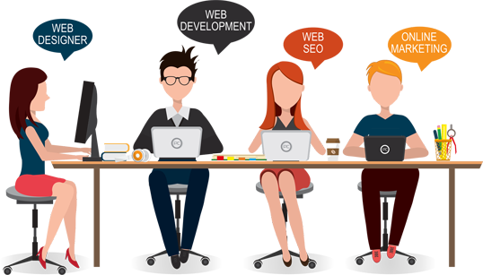 Office And Its Environment - Web Designer Work Environment (538x307)