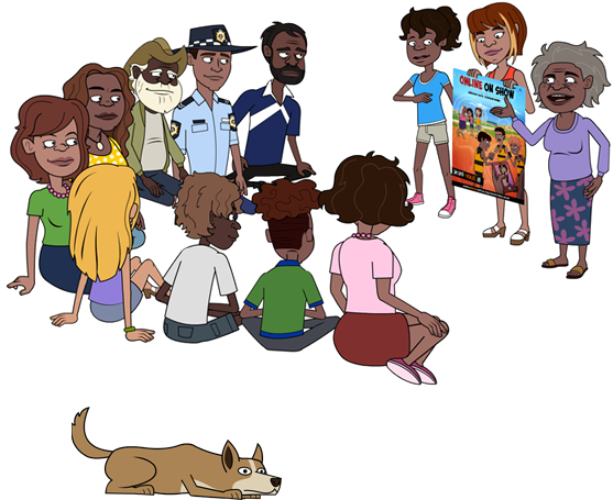 Community Being Taught About Online Safety - Internet Safety (569x474)