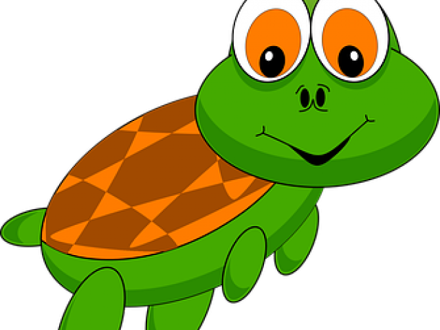 Sea Turtle Clipart Sad Cartoon - Baby Floating Turtle Oval Ornament (640x480)