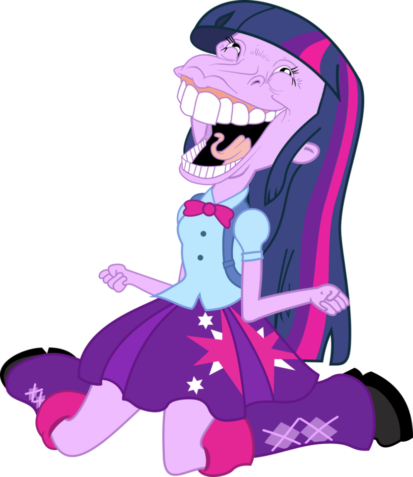 I Was A Teenage Horse-girl By Ozzkrol - Mlp Eg Twilight Sparkle Screaming (832x961)