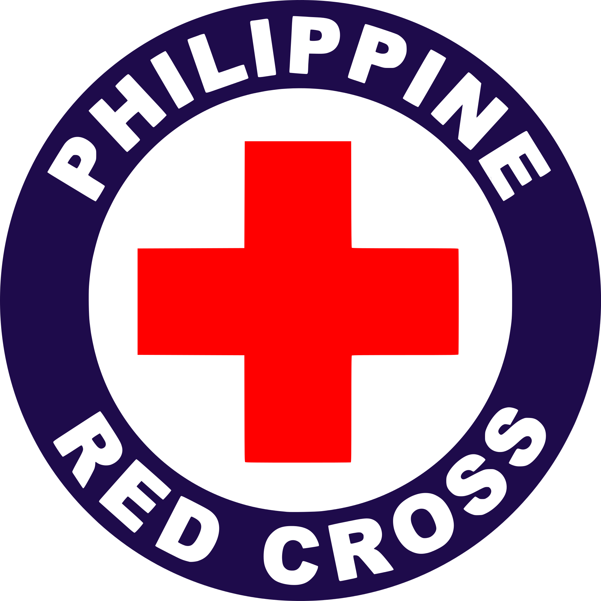 Philippine Red Cross Logo Clipart - Red Cross Ph Logo (2000x2000)