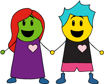 Hating People Because Of Their Color Is Wrong - Cartoon (401x401)