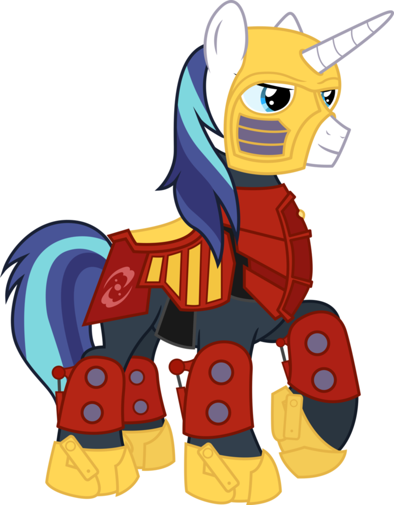 Shining Armor As Jaller By Shadyhorseman - Power Pony Shining Armor (790x1012)