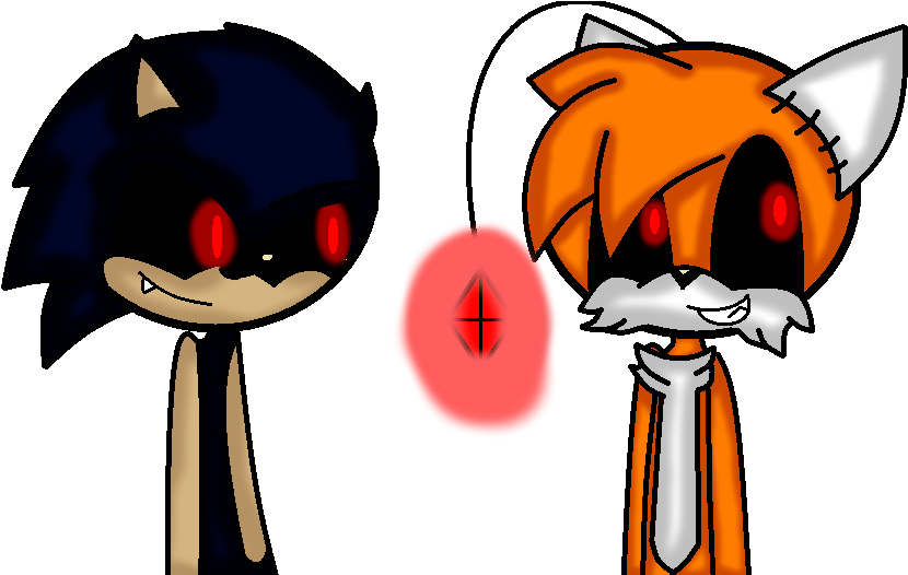 Tails Doll And Sonic Exe - Tails Doll And Sonic (898x527)
