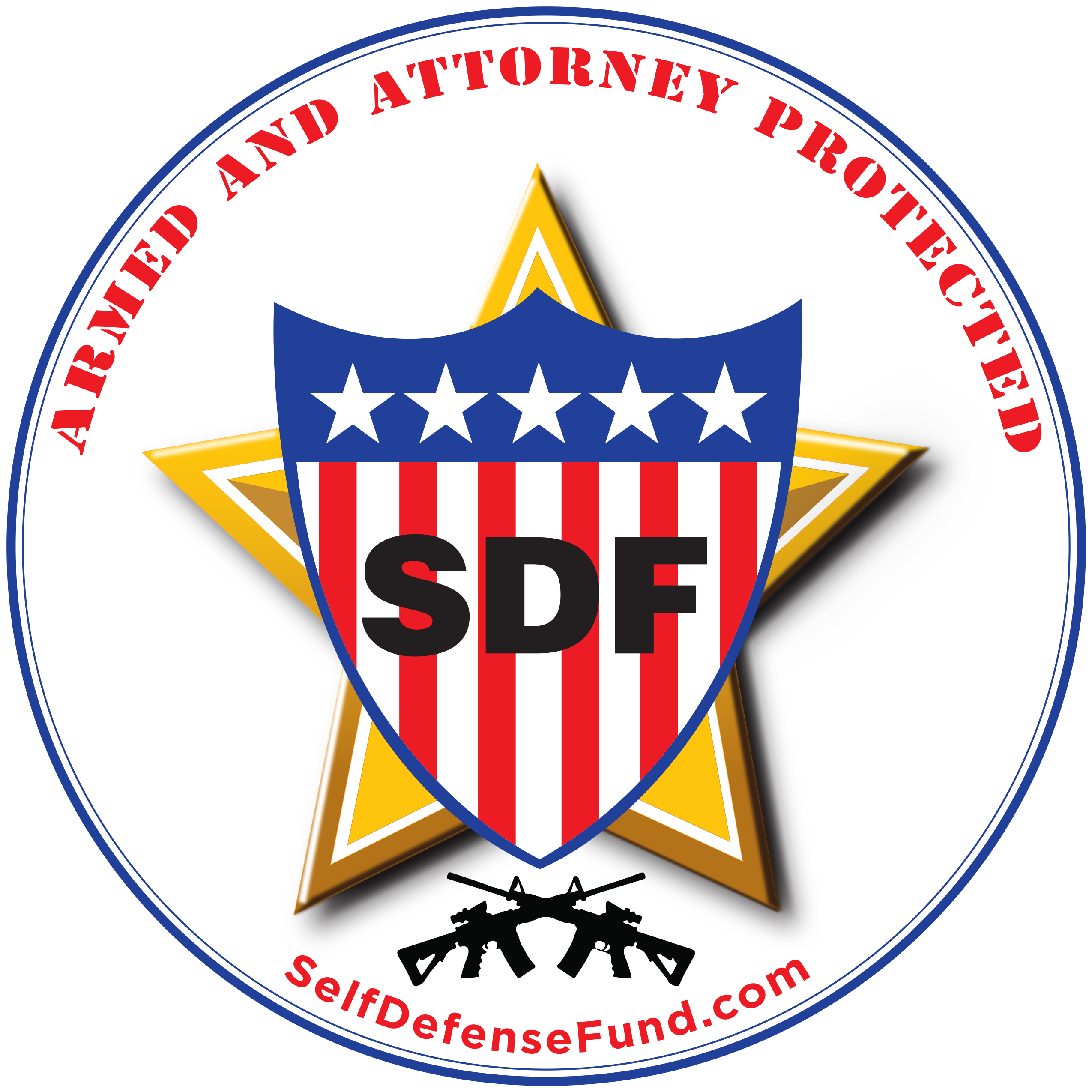 Sdf Logo Drawn Lg - Self Defense Fund (3300x3300)