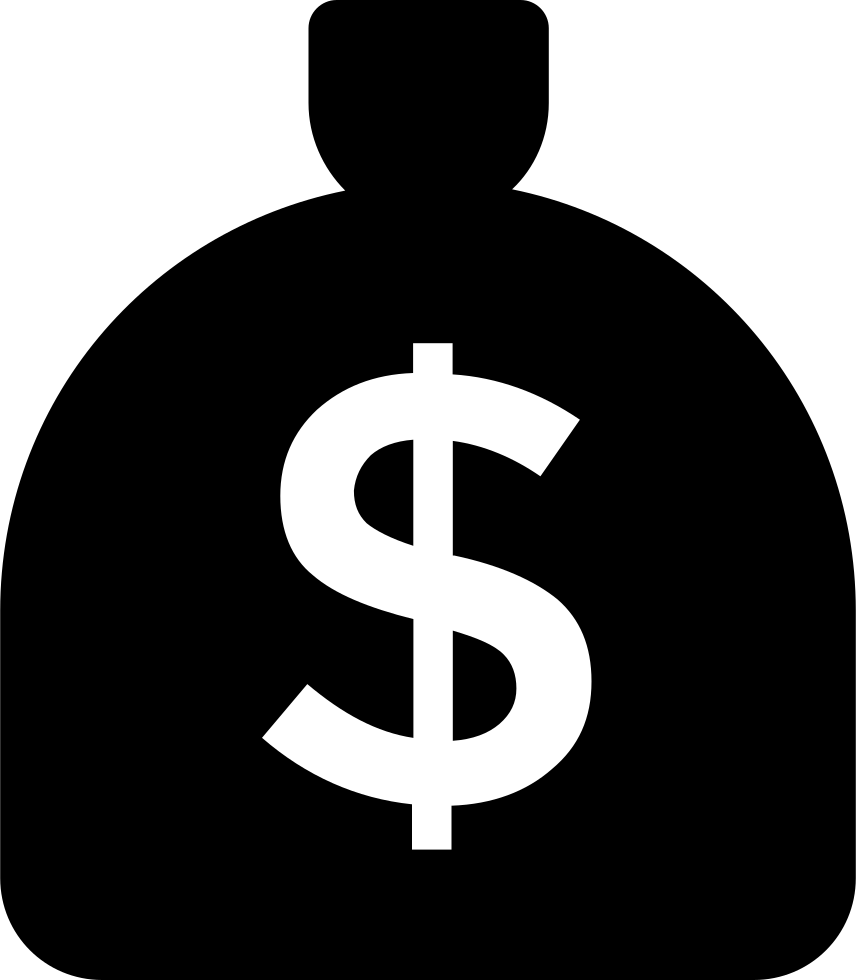 Money Bag With Dollar Sign Svg Png Icon Free Download - Dollar Sign Icon White (856x980)