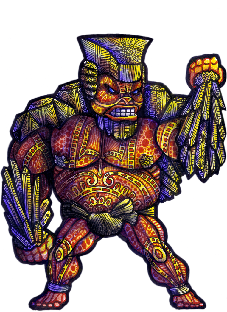 Darbus The Goron By Iguruwashi - Illustration (762x1048)